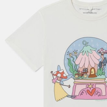 Λευκό T-Shirt Mε Νεράιδες Stella Mc Cartney