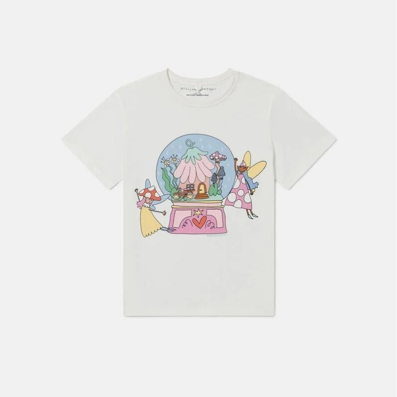 Λευκό T-Shirt Mε Νεράιδες Stella Mc Cartney