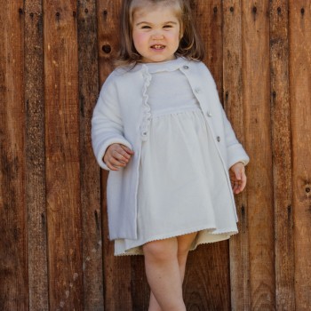 Μακρυμάνικη Λευκή Ζακέτα Πλεκτή Μακρυμάνικη Λευκή Ζακέτα Πλεκτή