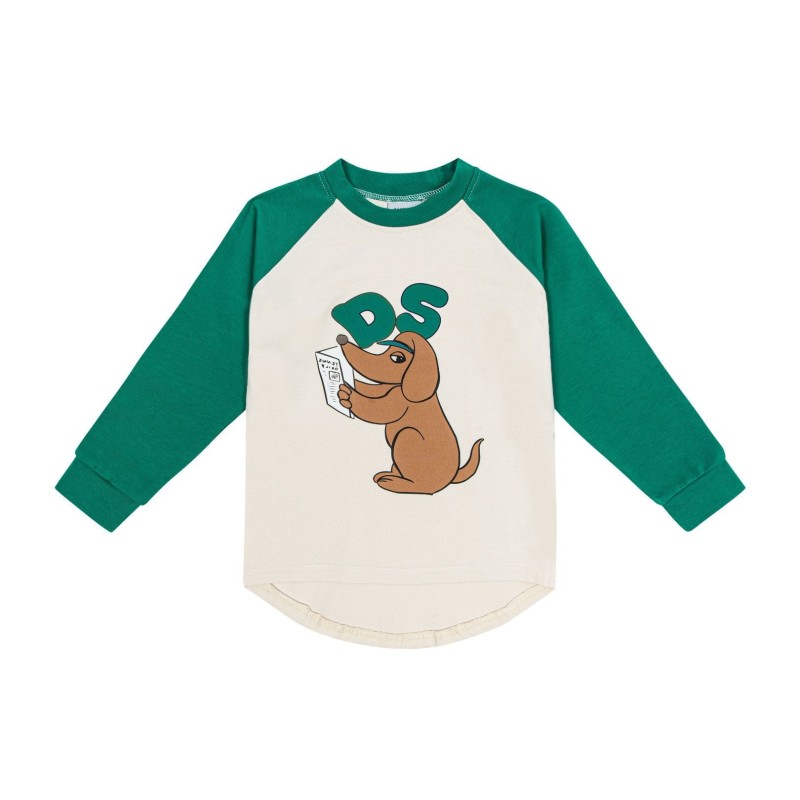 Mακρυμάνικο Μπλουζάκι Με Σκύλο