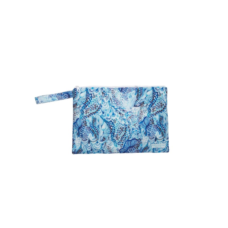 Marie Raxesky Beach Pouch Large Waves Marie Raxesky Beach Pouch Large Waves