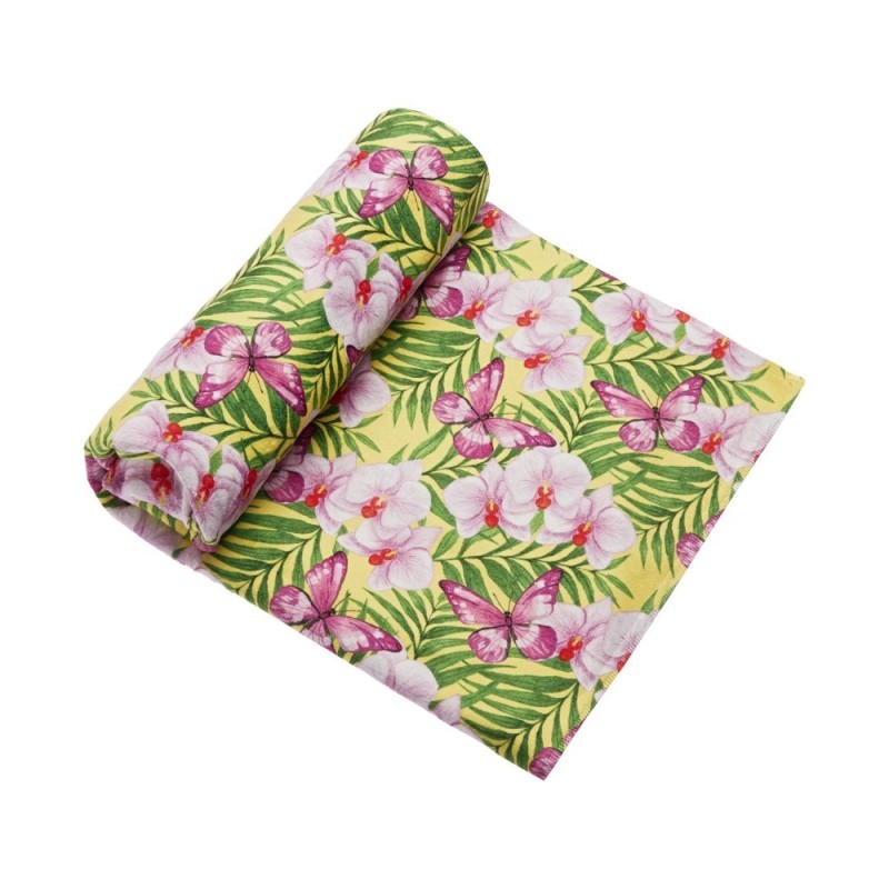 Marie Raxevsky Children's Beach Towel With Orchids Marie Raxevsky Children's Beach Towel With Orchids