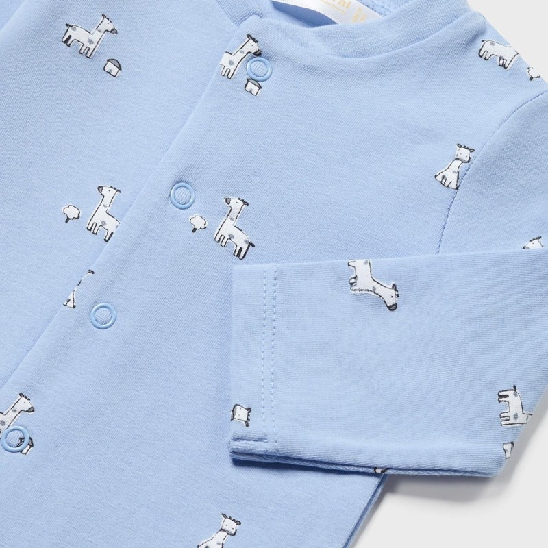 Mayoral Baby Light Blue Rompers with Giraffes Mayoral Baby Light Blue Rompers with Giraffes