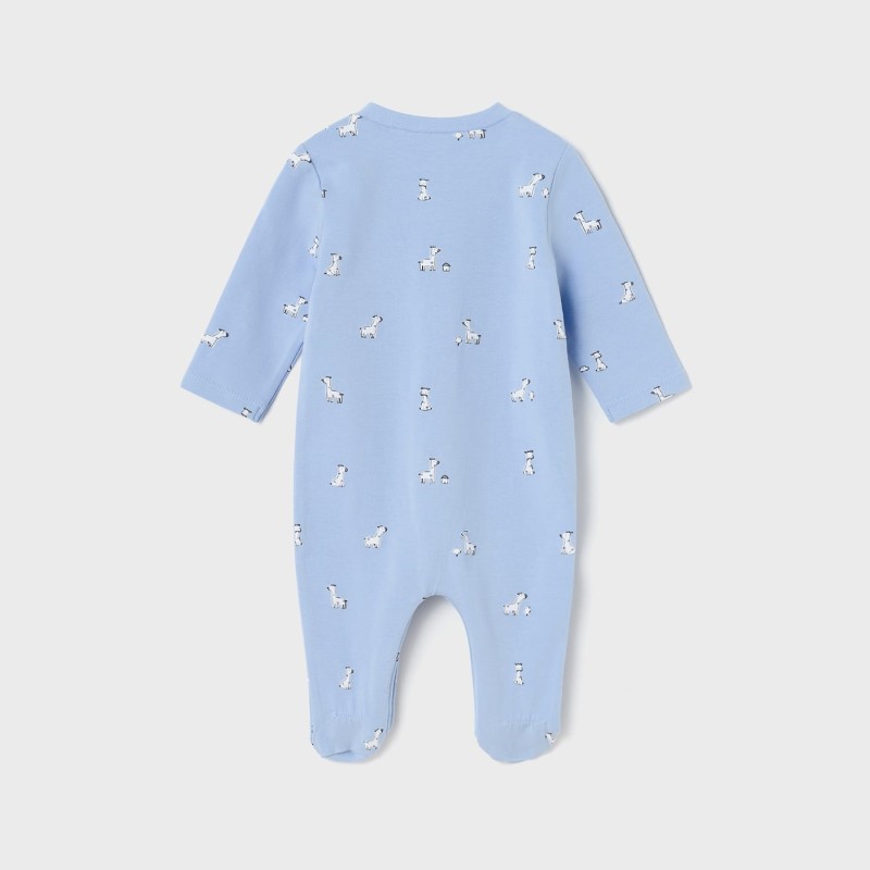 Mayoral Baby Light Blue Rompers with Giraffes Mayoral Baby Light Blue Rompers with Giraffes