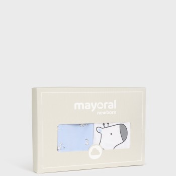 Mayoral Βρεφικά Ανοιχτά μπλε Φορμάκια με Καμηλοπαρδάλεις