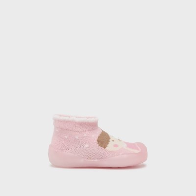 Mayoral Pink Baby Shoes With Non-slip Flexible Sole