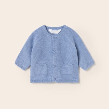 Mayoral Βρεφική Αζούρ πλεκτή Ζακέτα