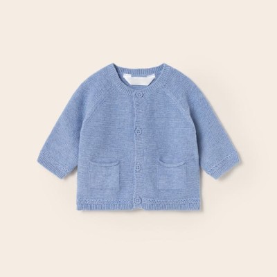 Mayoral Βρεφική Αζούρ πλεκτή Ζακέτα