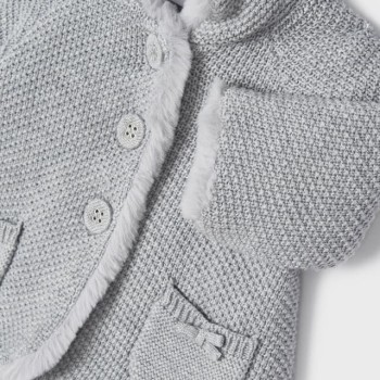 Mayoral Βρεφική Γκρι Αρζάν  Πλεκτή Ζακέτα