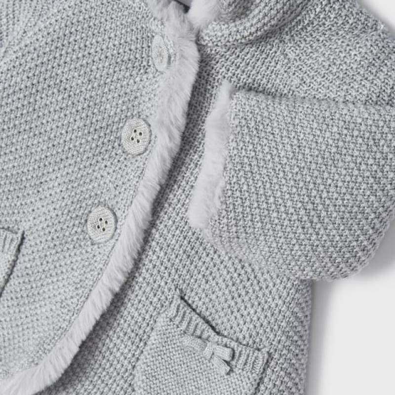 Mayoral Βρεφική Γκρι Αρζάν  Πλεκτή Ζακέτα
