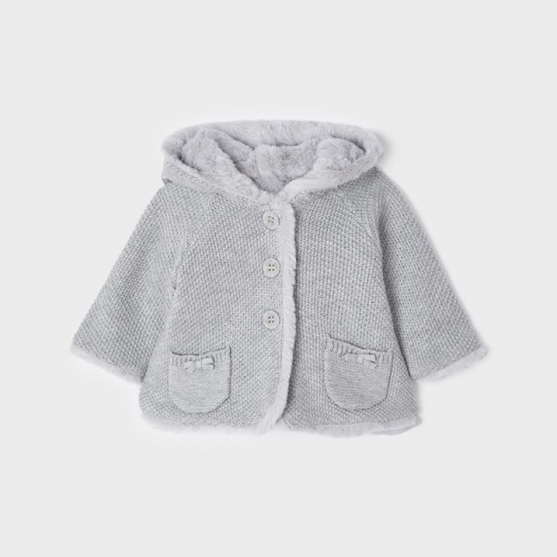 Mayoral Βρεφική Γκρι Αρζάν  Πλεκτή Ζακέτα