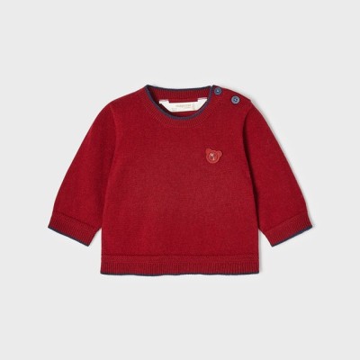 Mayoral Baby Knitted Red Blouse