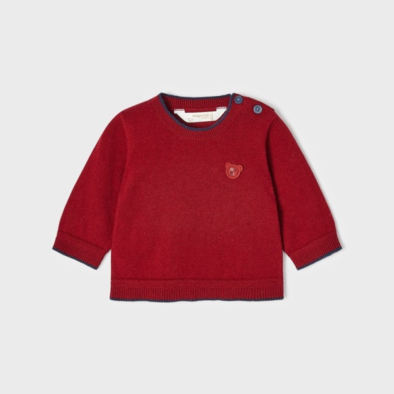 Mayoral Baby Knitted Red Blouse