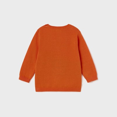 Mayoral Infant Orange Jersey Blouse with wolkswagen van