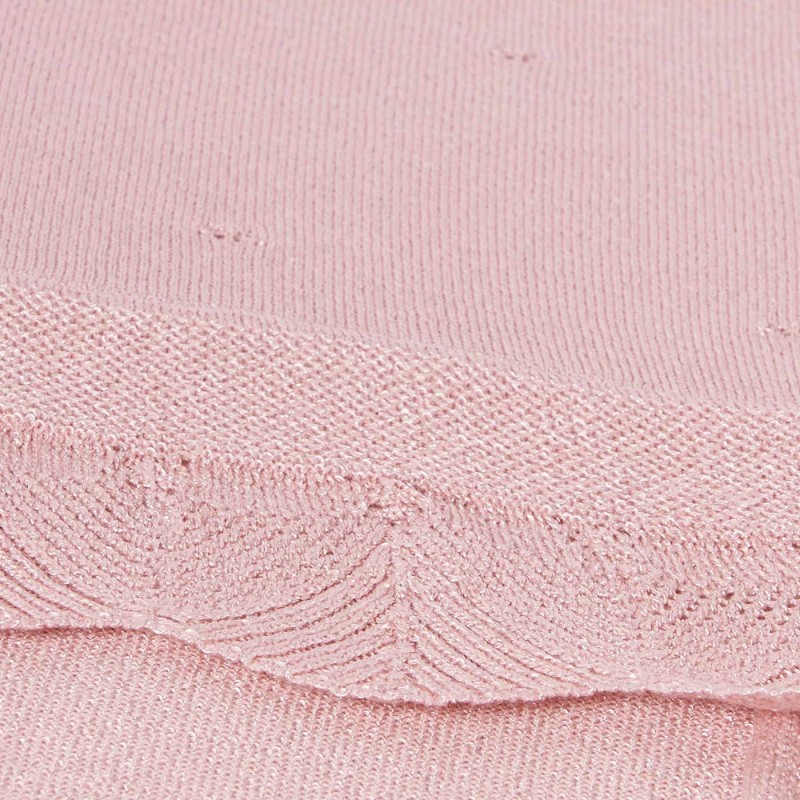 Mayoral Baby Pink Ruffle Shawl Blanket Mayoral Baby Pink Ruffle Shawl Blanket
