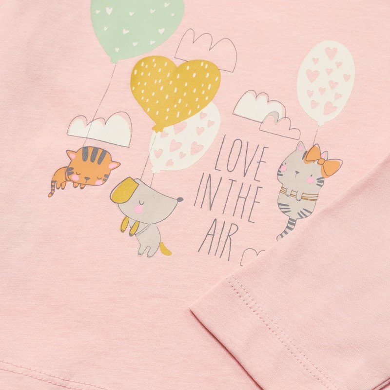 Mayoral Baby Pink Animal Pajamas Mayoral Baby Pink Animal Pajamas