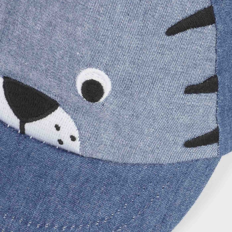 Mayoral Baby Tiger Denim Hat