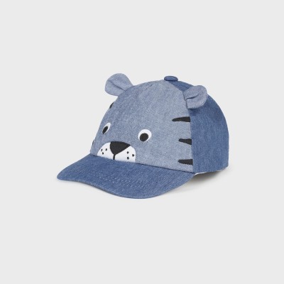 Mayoral Baby Tiger Denim Hat