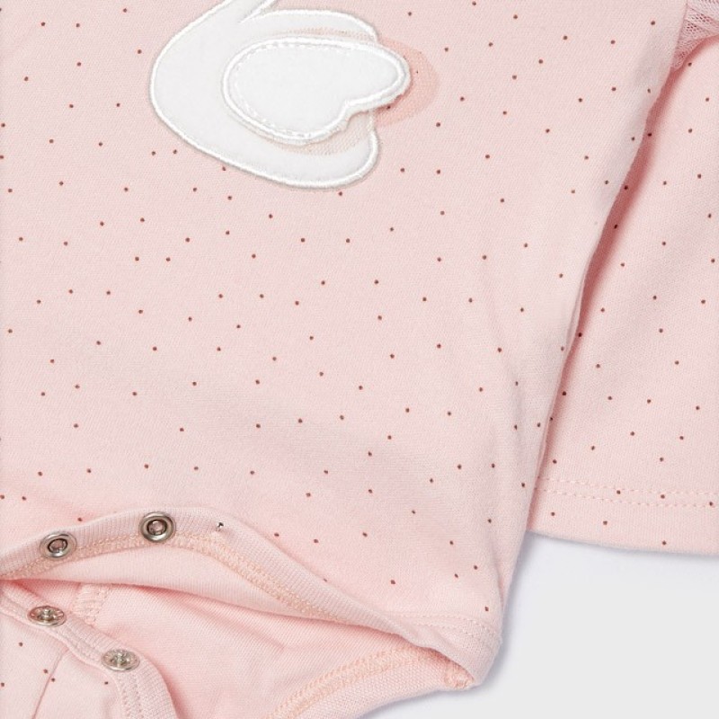 Mayoral Bρεφικό Κοριτσίστικο Σετ με Ροζ Τούλινη Φούστα