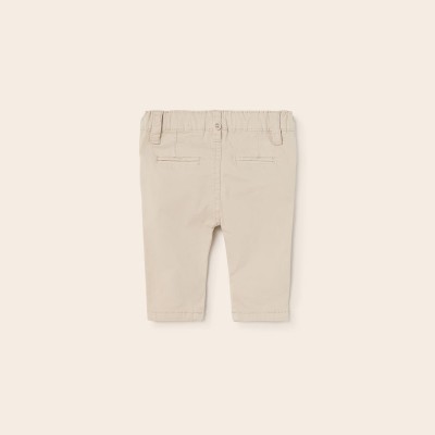 Mayoral Baby Beige Long Pants with Suspenders
