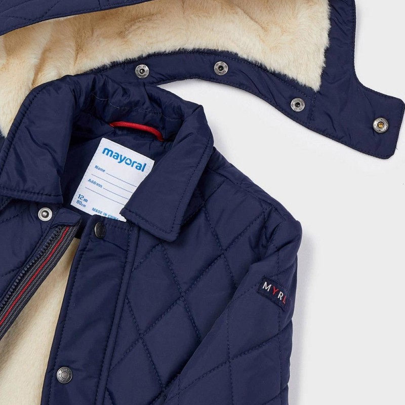 Mayoral Infant Navy Blue Hooded Jacket