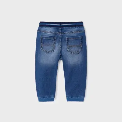 Mayoral Βρεφικό παντελόνι τζιν απαλό jogger fit ECOFRIENDS Mayoral Βρεφικό παντελόνι τζιν απαλό jogger fit ECOFRIENDS
