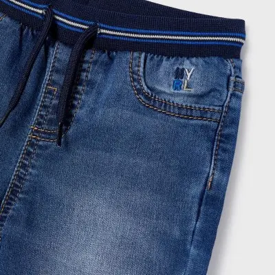Mayoral Βρεφικό παντελόνι τζιν απαλό jogger fit ECOFRIENDS Mayoral Βρεφικό παντελόνι τζιν απαλό jogger fit ECOFRIENDS