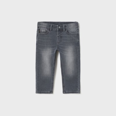 Mayoral Baby Jeans Dark Gray Slim Fit