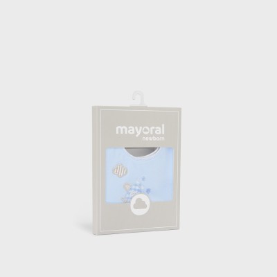 Mayoral Baby Set of 2 Bibs with Airplanes