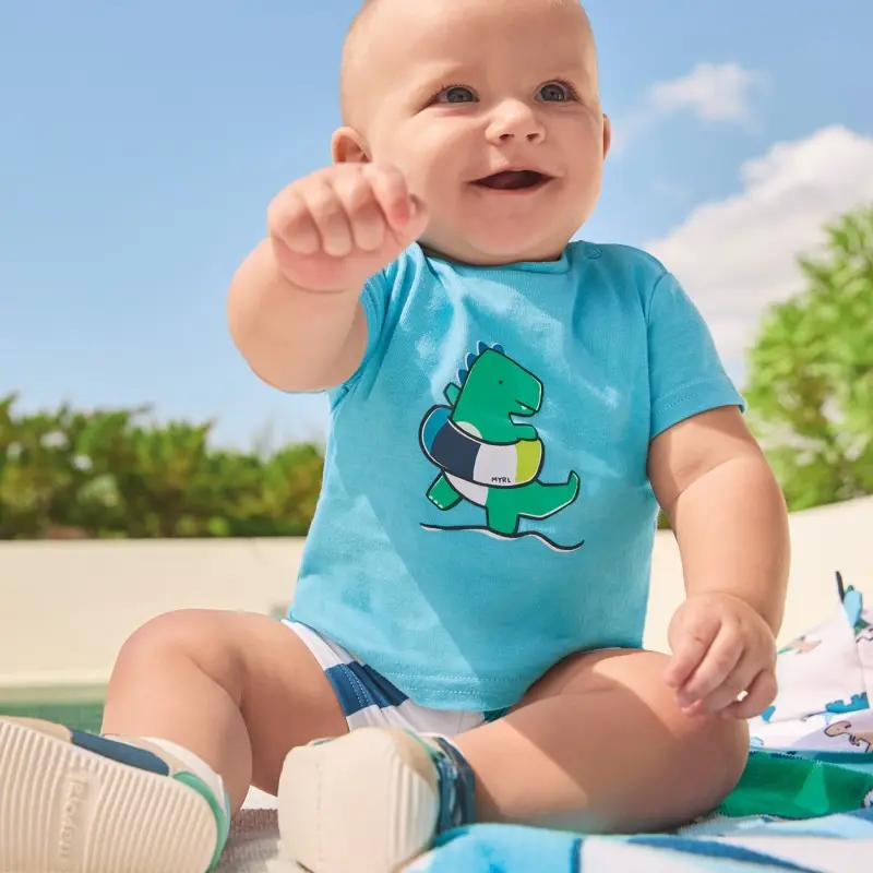 Mayoral Baby Turquoise 2 Piece Beach Set Mayoral Baby Turquoise 2 Piece Beach Set