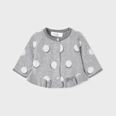 Mayoral Girl's Baby Set 3-piece knitted cotton ECOFRIENDS