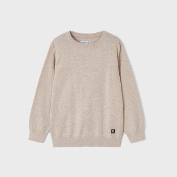 Mayoral Μπεζ Παιδική Βαμβακερή Ζέρσει Μπλούζα