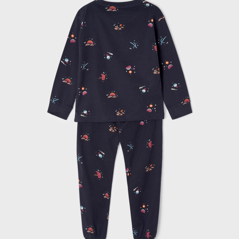 Mayoral Children's Blue Cotton Pajamas with Planets Mayoral Children's Blue Cotton Pajamas with Planets