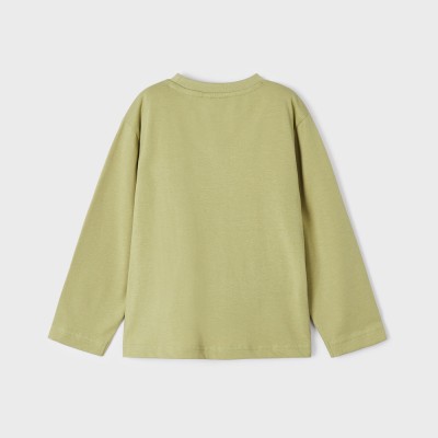 Mayoral Children's Shirt Green Boy with Tiger