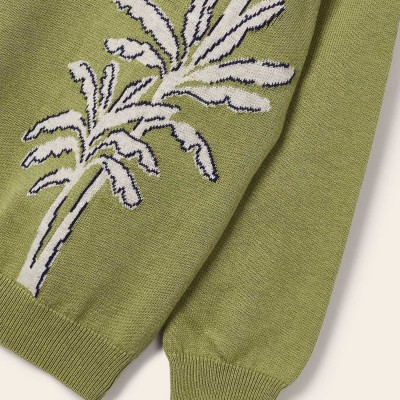 Mayoral Children's Green Cotton Boys Blouse