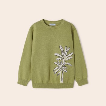 Mayoral Παιδική Πράσινη Βαμβακερή Αγορίστικη Μπλούζα