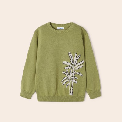 Mayoral Children's Green Cotton Boys Blouse