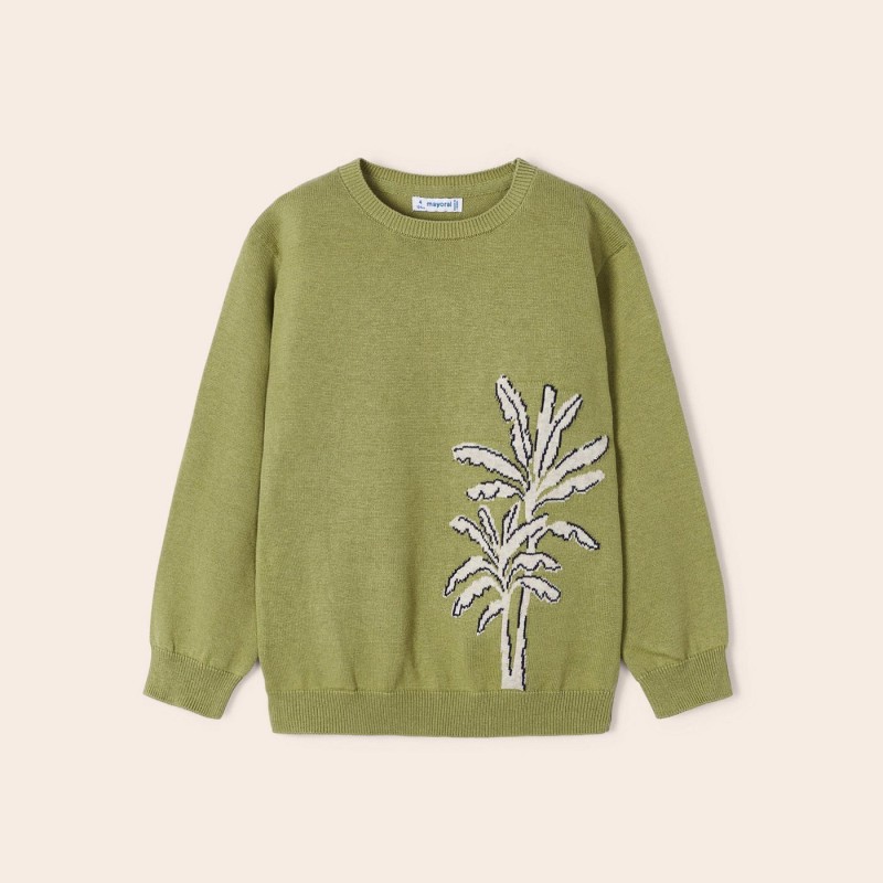 Mayoral Children's Green Cotton Boys Blouse