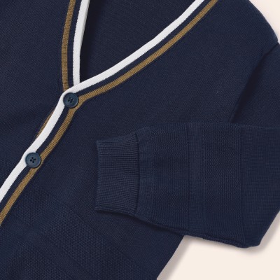 Mayoral Kids Dark Blue Knitted Cardigan