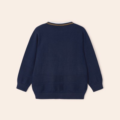 Mayoral Kids Dark Blue Knitted Cardigan