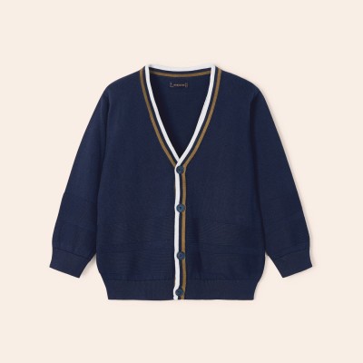 Mayoral Kids Dark Blue Knitted Cardigan