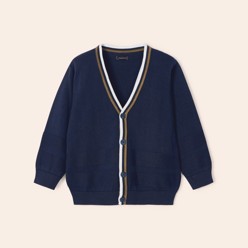 Mayoral Kids Dark Blue Knitted Cardigan