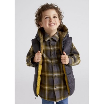 Mayoral Παιδικό Παιδικό Αμάνικο Γιλέκο Δύο Όψεων με Κουκούλα Πράσινο/Λαδί/Κίτρινο & Μαύρο Mayoral Παιδικό Παιδικό Αμάνικο Γιλέκο Δύο Όψεων με Κουκούλα Πράσινο/Λαδί/Κίτρινο & Μαύρο