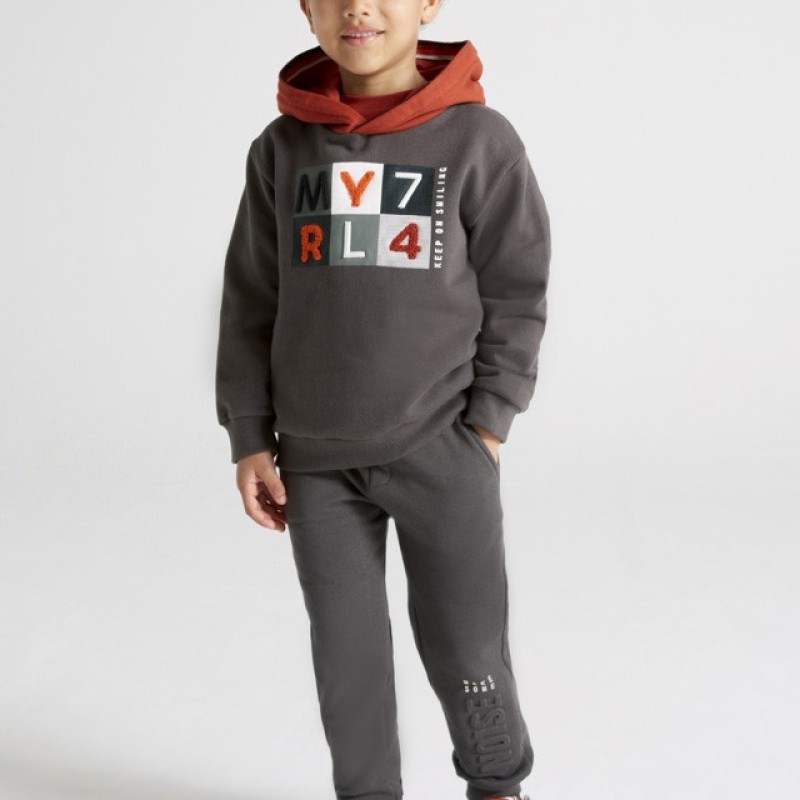 Mayoral Children's Charcoal Gray Tracksuit Bottoms Mayoral Children's Charcoal Gray Tracksuit Bottoms