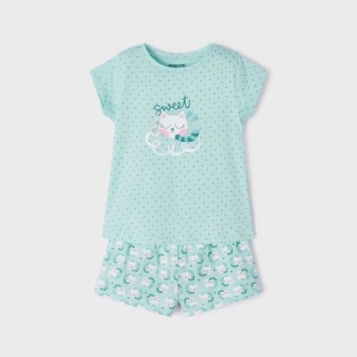 Mayoral Kids Sleepsuit with Cats Mayoral Kids Sleepsuit with Cats