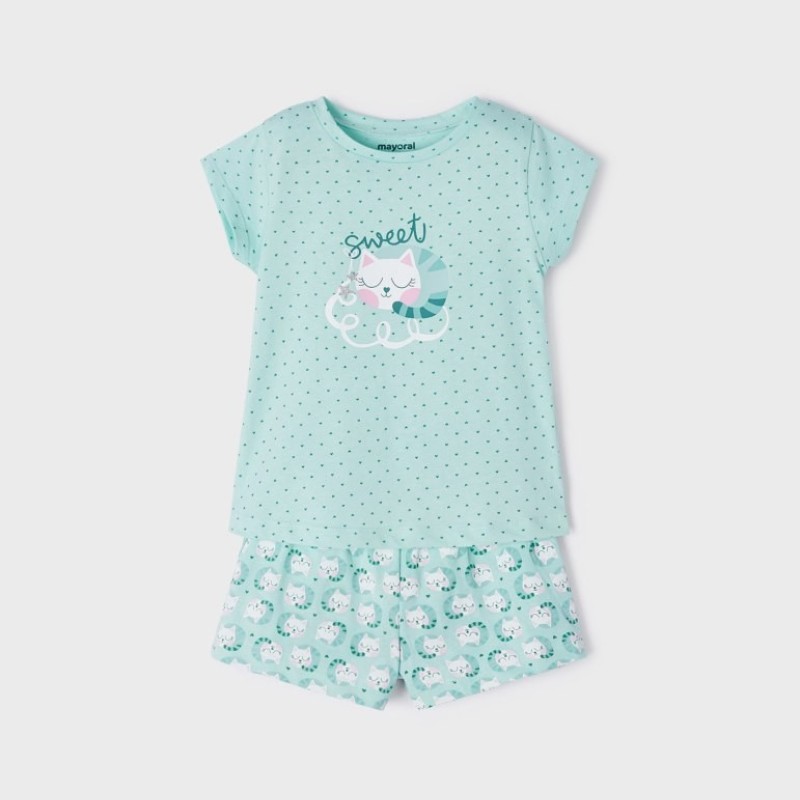 Mayoral Kids Sleepsuit with Cats Mayoral Kids Sleepsuit with Cats