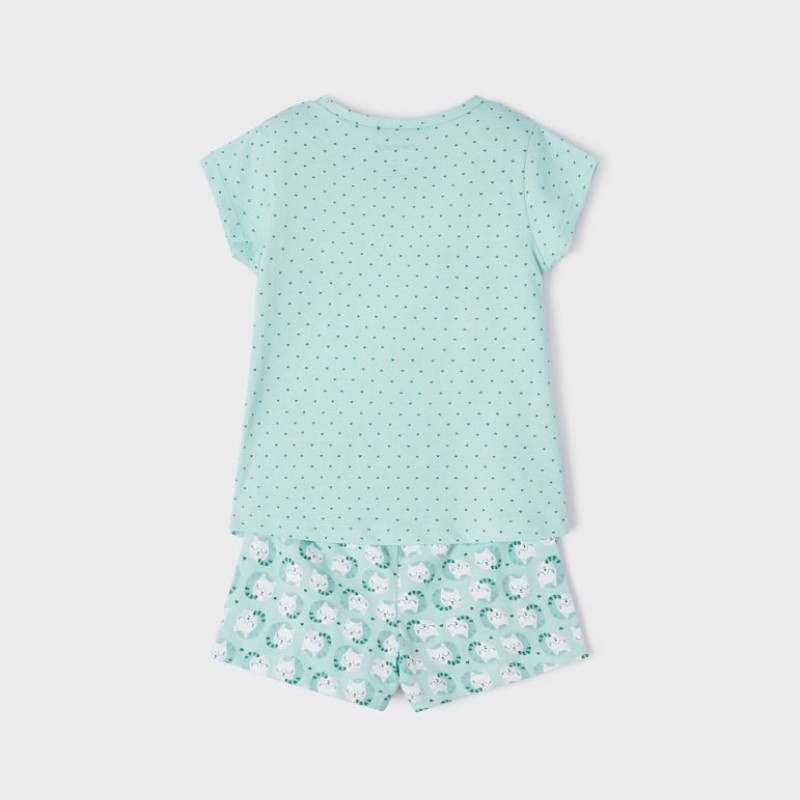 Mayoral Kids Sleepsuit with Cats Mayoral Kids Sleepsuit with Cats
