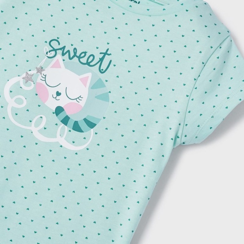 Mayoral Kids Sleepsuit with Cats Mayoral Kids Sleepsuit with Cats