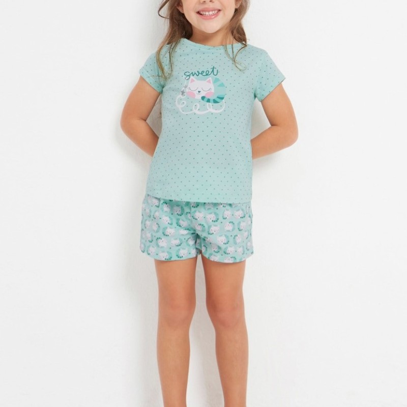 Mayoral Kids Sleepsuit with Cats Mayoral Kids Sleepsuit with Cats