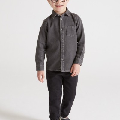 Mayoral Children's Black Pants skater fit boy